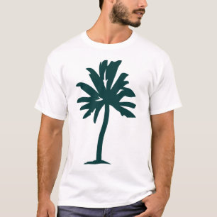 T-shirt Palmier - Vert foncé