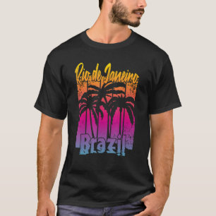 T-shirt Palmier vintage de Rio de Janeiro
