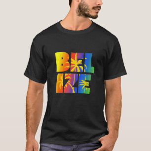 T-shirt Palmiers arc-en-ciel de Belize Croisière tropicale
