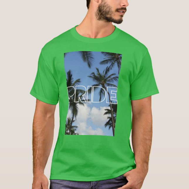T-shirt Palmiers de la fierté (Devant)
