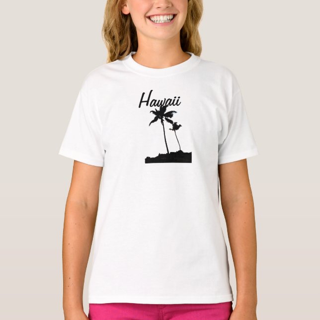 T-shirt Palmiers d'Hawaii (Devant)