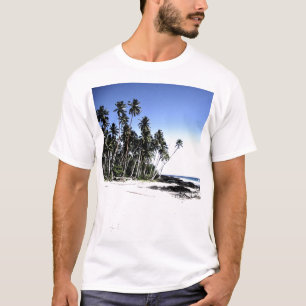 T-shirt Palmiers exotiques & Plage Paradise