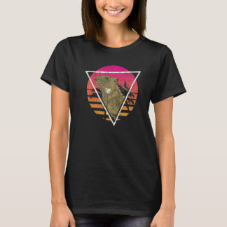 T-shirt Palmiers Lizard Reptile Animal 90s Vaporwave Ret