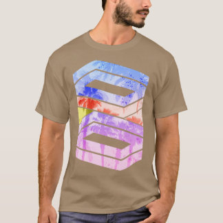 T-shirt Palmiers Plage Surf tropical 1