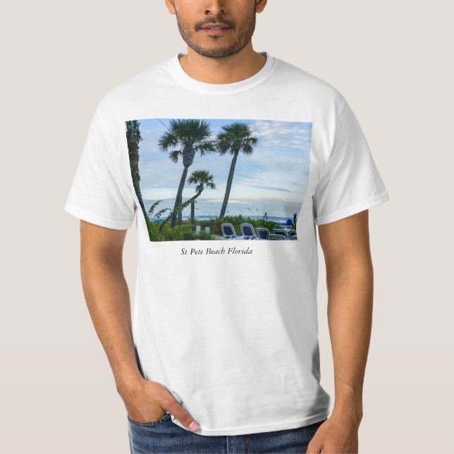 T-shirt Palmiers tordus (Devant)