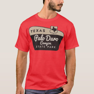 T-shirt Palo Duro Canyon State Park Texas Affiche de bienv