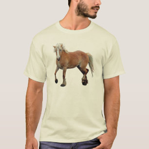 T-shirt Palomino Belge Brouillon Cheval Vêtements sportifs