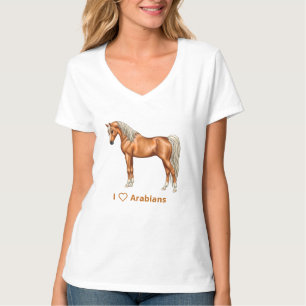 T-shirt Palomino Châtaigner clair Cheval égyptien Arabe