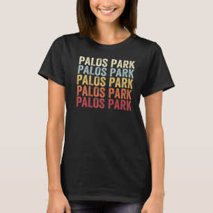 T-shirt Palos Park Illinois Palos Park IL Retro Vintage Te