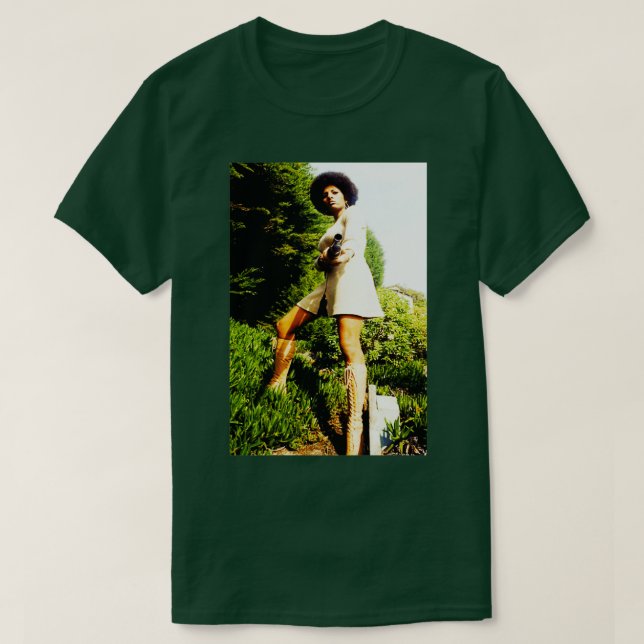 T-shirt Pam Coffy Foxy Sheba Blaxploitation 1972 (Design devant)