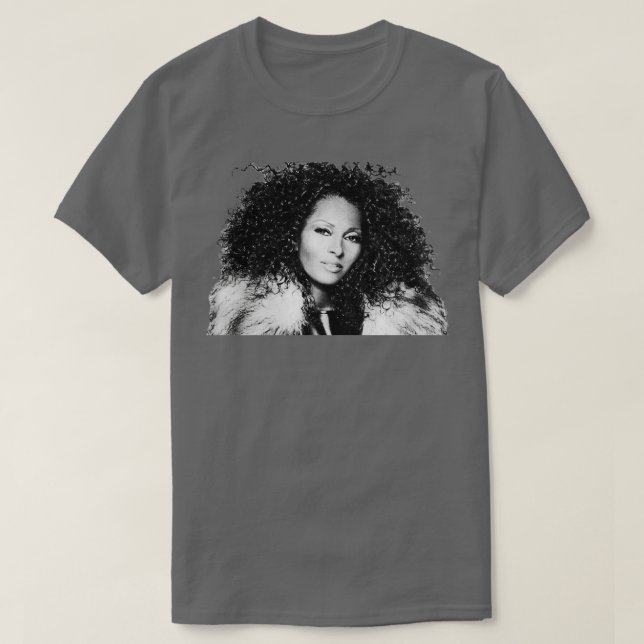 T-shirt Pam Grier Retro Vintage (Design devant)