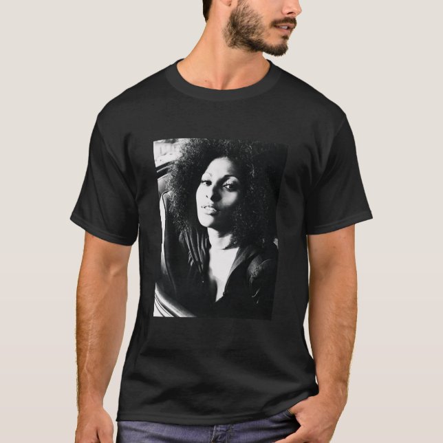 T-shirt Pam Hit Man Blaxploitation 1972 v6 (Devant)