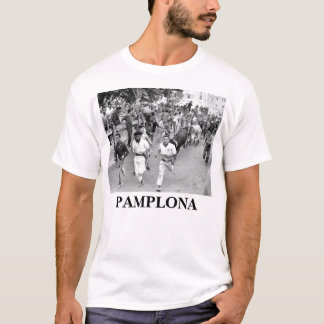 T-shirt Pampelune Espagne Courir des taureaux