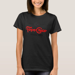 T-shirt Pamplemousse Chico Noir Et Blanc Distressed Botté