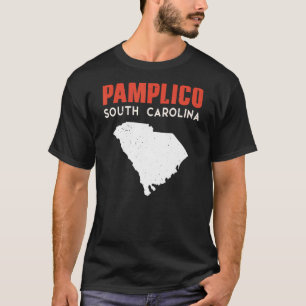 T-shirt Pamplico Caroline du Sud États-Unis Amérique Voyag