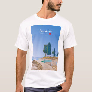 T-shirt Pamukkale, Turquie - Piscines thermales