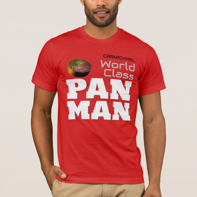 T-shirt Pan Man de classe mondiale sur RED (Devant)