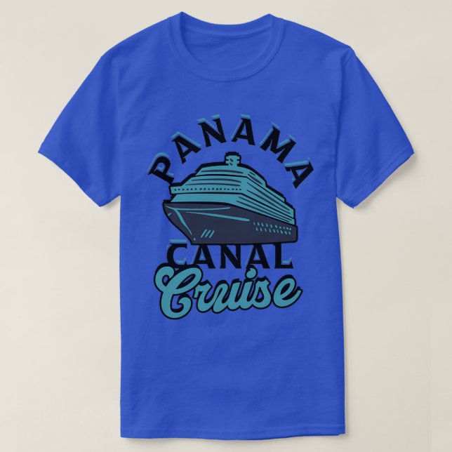 T-shirt Panama canal croisière Amérique centrale Voyage pl (Design devant)
