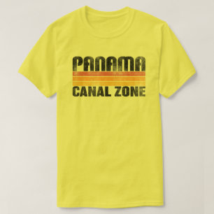 T-shirt Panama Canal Zone with Color Bars