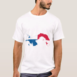 T-SHIRT PANAMA - CARTE/LOGO/DRAPEAU/COULEURS/CRISE