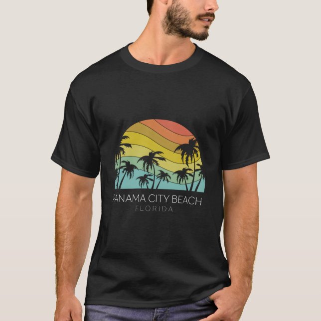 T-shirt Panama City Beach Floride Rétro Souvenir été Ke (Devant)