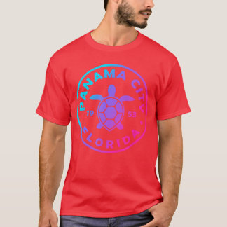 T-shirt Panama City Floride Tortue de Mer Tie Dye Vacances