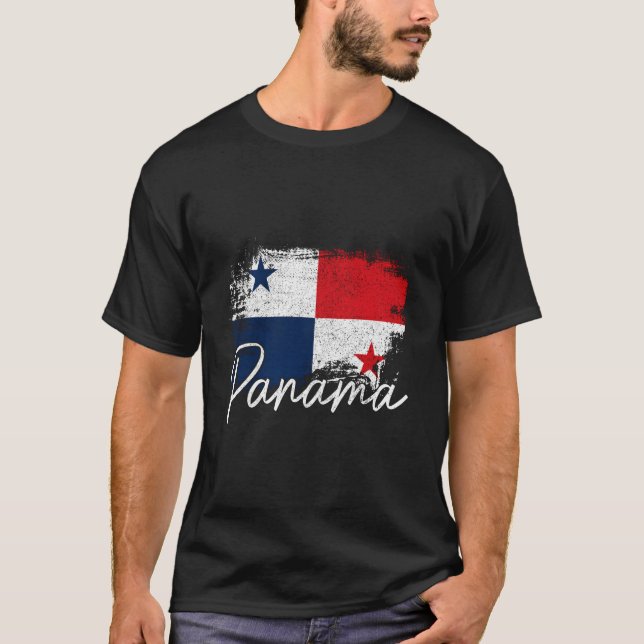 T-shirt Panama Flag Panaian Pride Roots African (Devant)