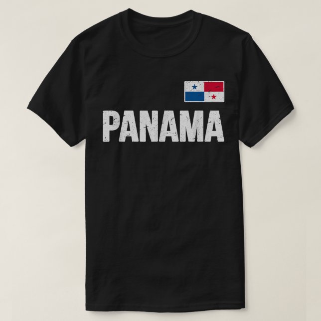 T-shirt Panama  Panamanian Flag Souvenir Love Gift  (Design devant)
