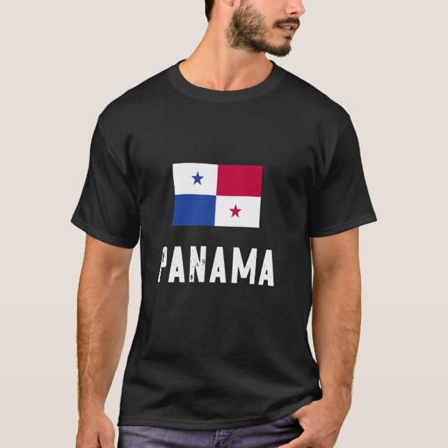 T-shirt Panama Racines Panaméen Drapeau Amérique centrale  (Devant)