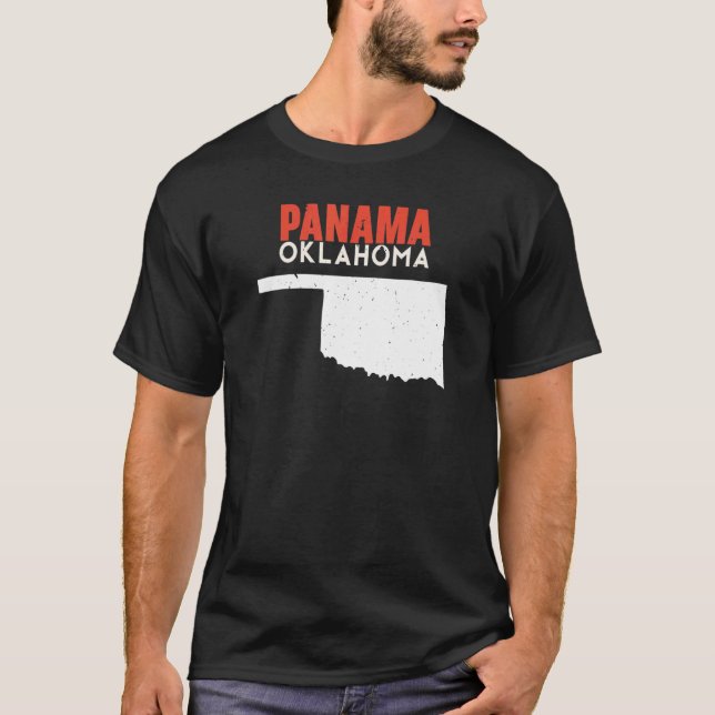 T-shirt Panama USA State America Travel Oklahoman (Devant)