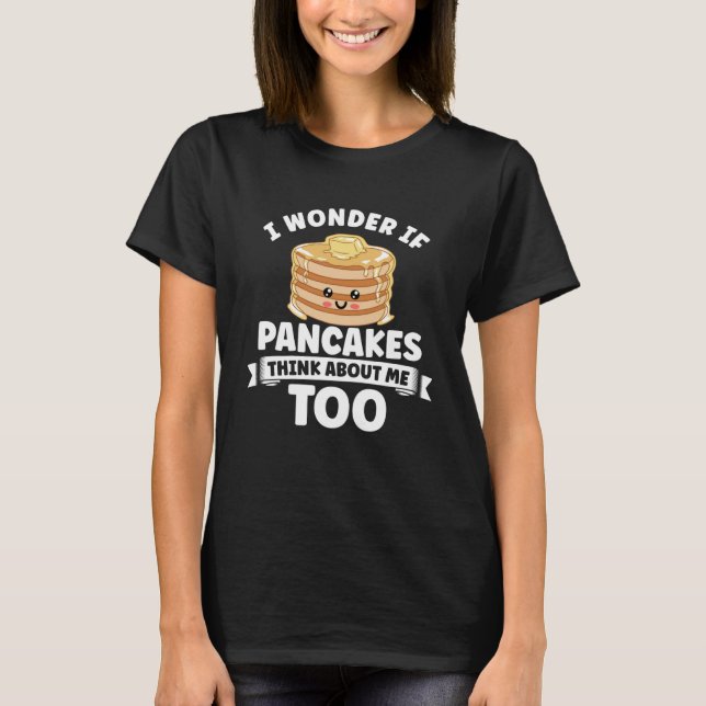 T-shirt Pancake Brunch Pancake Maker Petit déjeuner pour f (Devant)