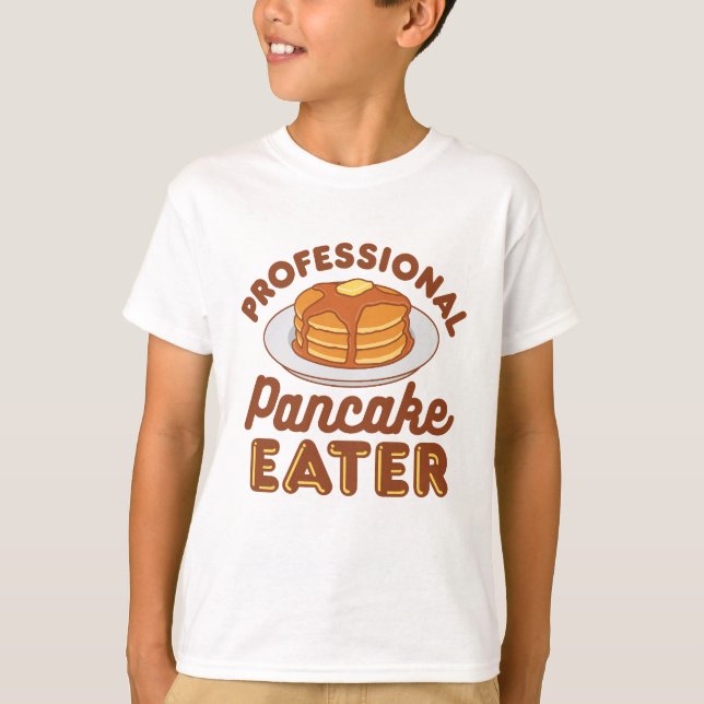 T-shirt Pancake Eater Professionnel (Devant)