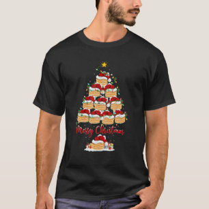 T-shirt Pancake Lover Xmas Correspondant Père Noël Pancake