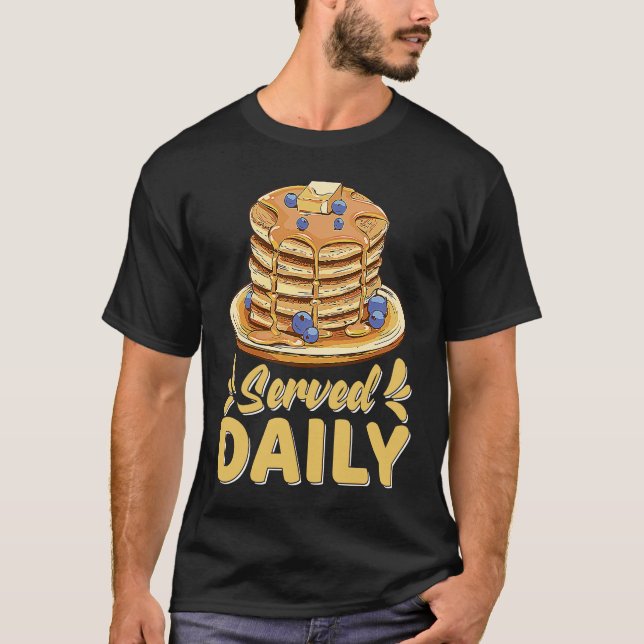 T-shirt Pancake Maker Pancakes Breakfast Love (Devant)