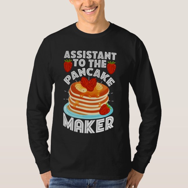 T-shirt Pancake Maker Pancakes Breakfast Love  1 (Devant)