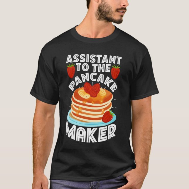 T-shirt Pancake Maker Pancakes Breakfast Love  1 (Devant)