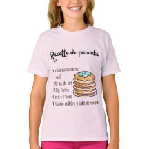 Pancake Pâtisserie Recette Enfants Ados Baking T-s