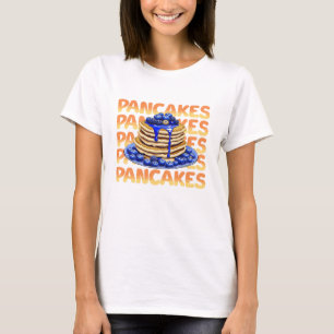 T-shirt Pancakes aux bleuets, Yummy Foodie