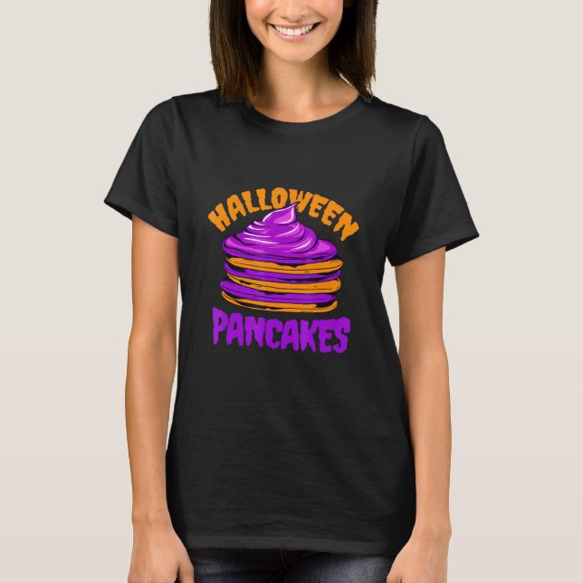 T-shirt Pancakes d'Halloween (Devant)