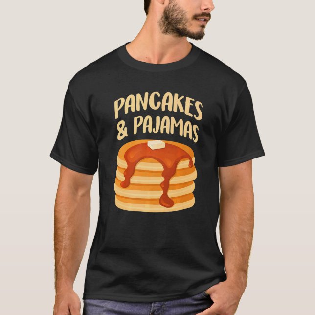 T-shirt Pancakes Et Pyjamas Dormir Pancake Da (Devant)