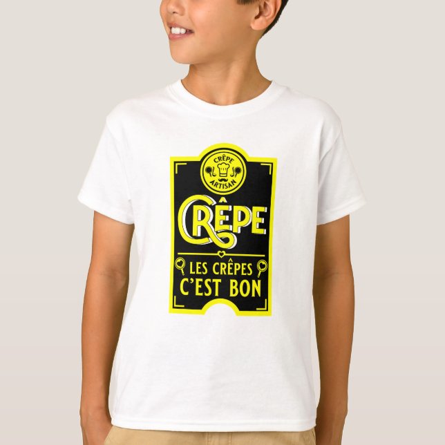 T-shirt Pancakes français (Devant)