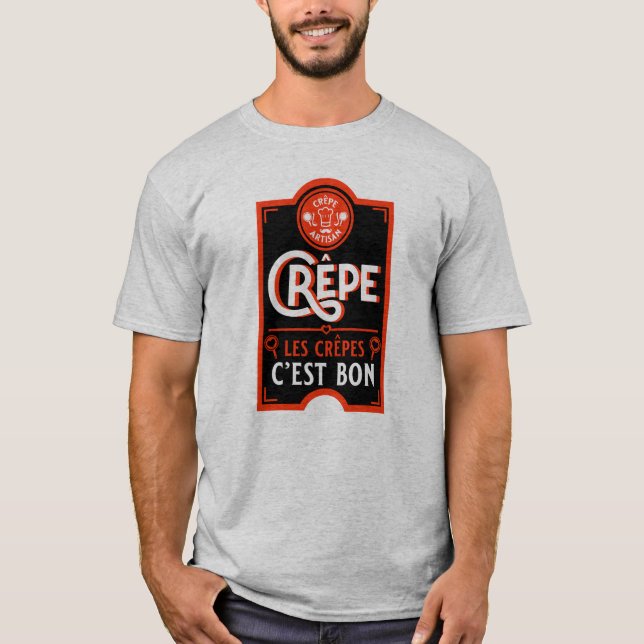 T-shirt Pancakes français (Devant)
