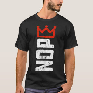 T-shirt Pancarte de protestation vintage No Kings Vertical