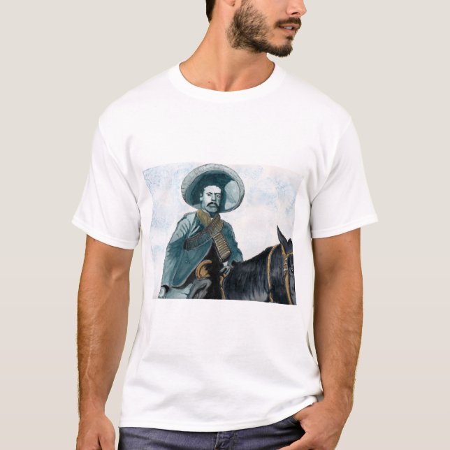 T-shirt Pancho Villa Watercolor (Devant)