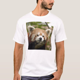 T-shirt Panda-014 rouge