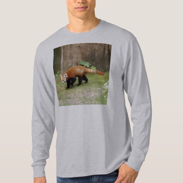 T-shirt Panda-042 rouge (Devant)
