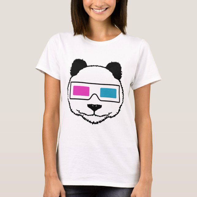 T-shirt Panda 3D (Devant)