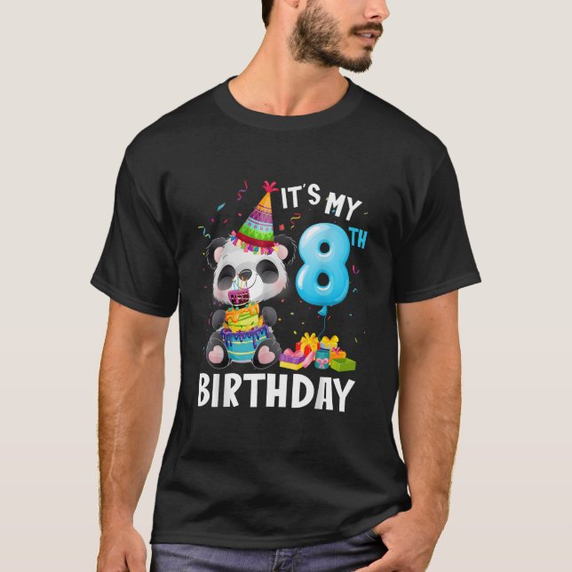 T-shirt Panda 8e JE SUIS 8 Ns (Devant)
