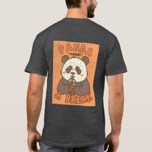T-shirt Panda a besoin d'une pause – Panda mignon rétro vi