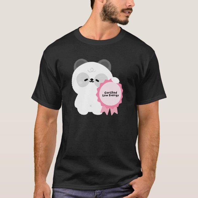 T-shirt Panda à faible énergie certifié (Devant)
